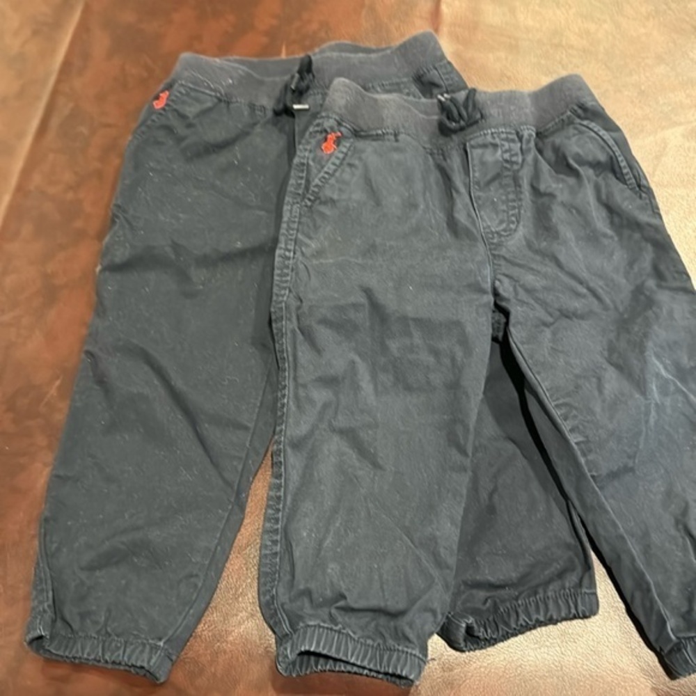 3 pairs of Ralph Lauren pants size 12 and size 18 months